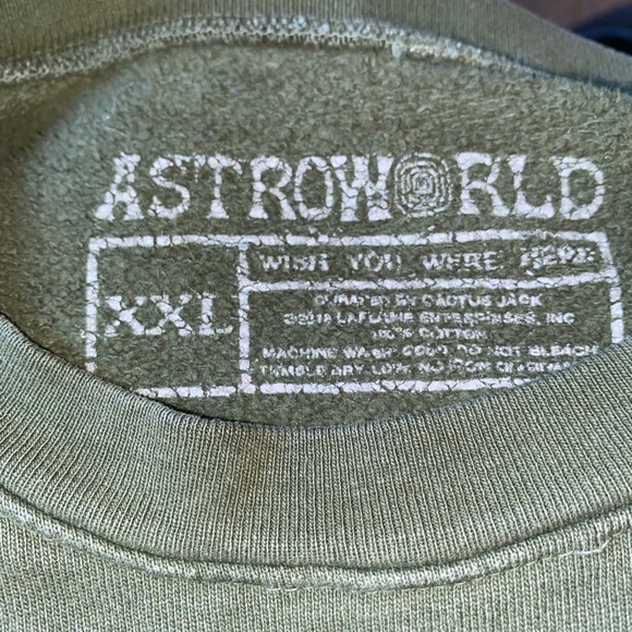 men's travis scott astroworld tour skipping bear crewneck - Picture 3 of 4
